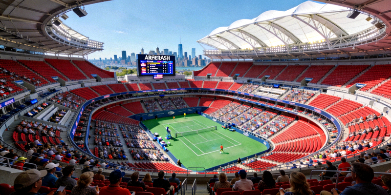 美国网球公开赛阿瑟阿什球场全景